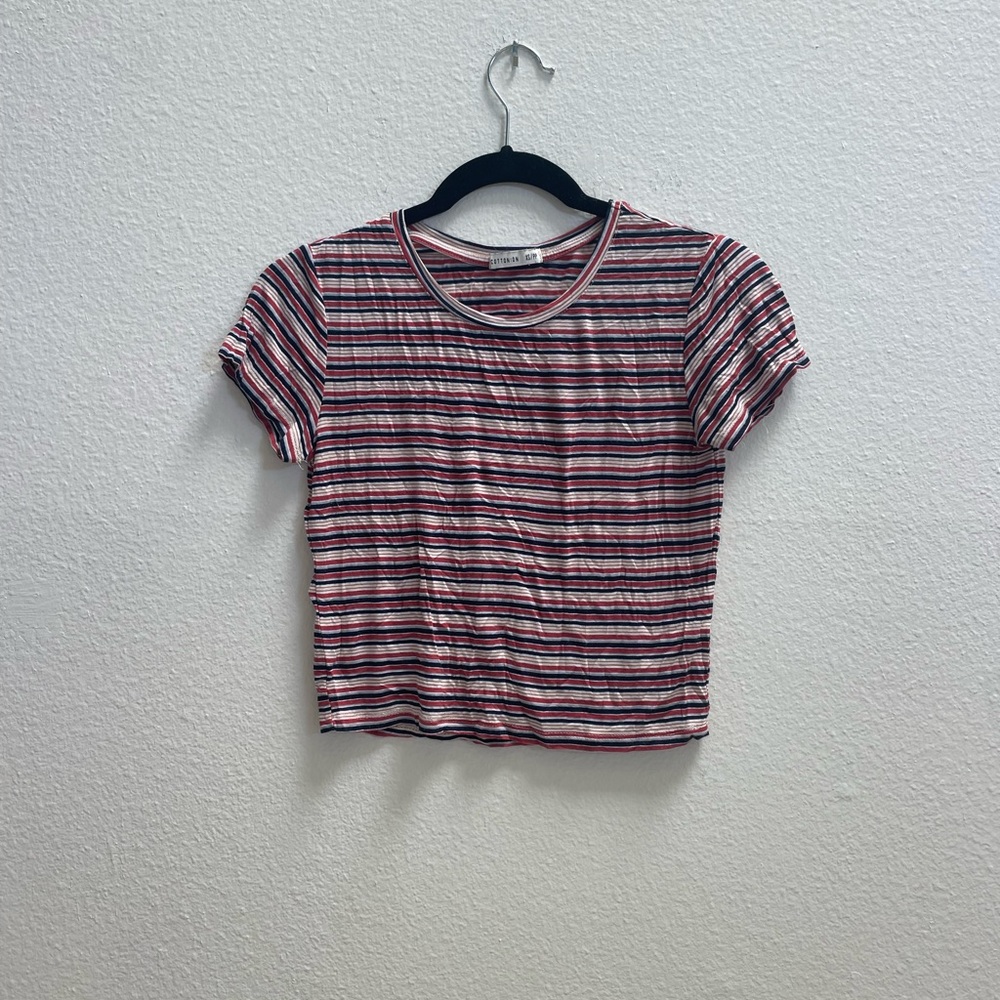 Cotton On Striped Crop top